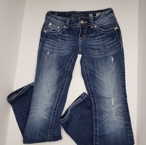 Miss me Low Rise Boot Cut Jean Y2K size 26 Style JS4009B16